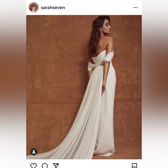 Sarah Seven Sandra Wedding Dress - Picture 7 of 7